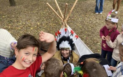 Indiánské odpoledne v družině