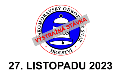 Stávka zaměstnanců školy